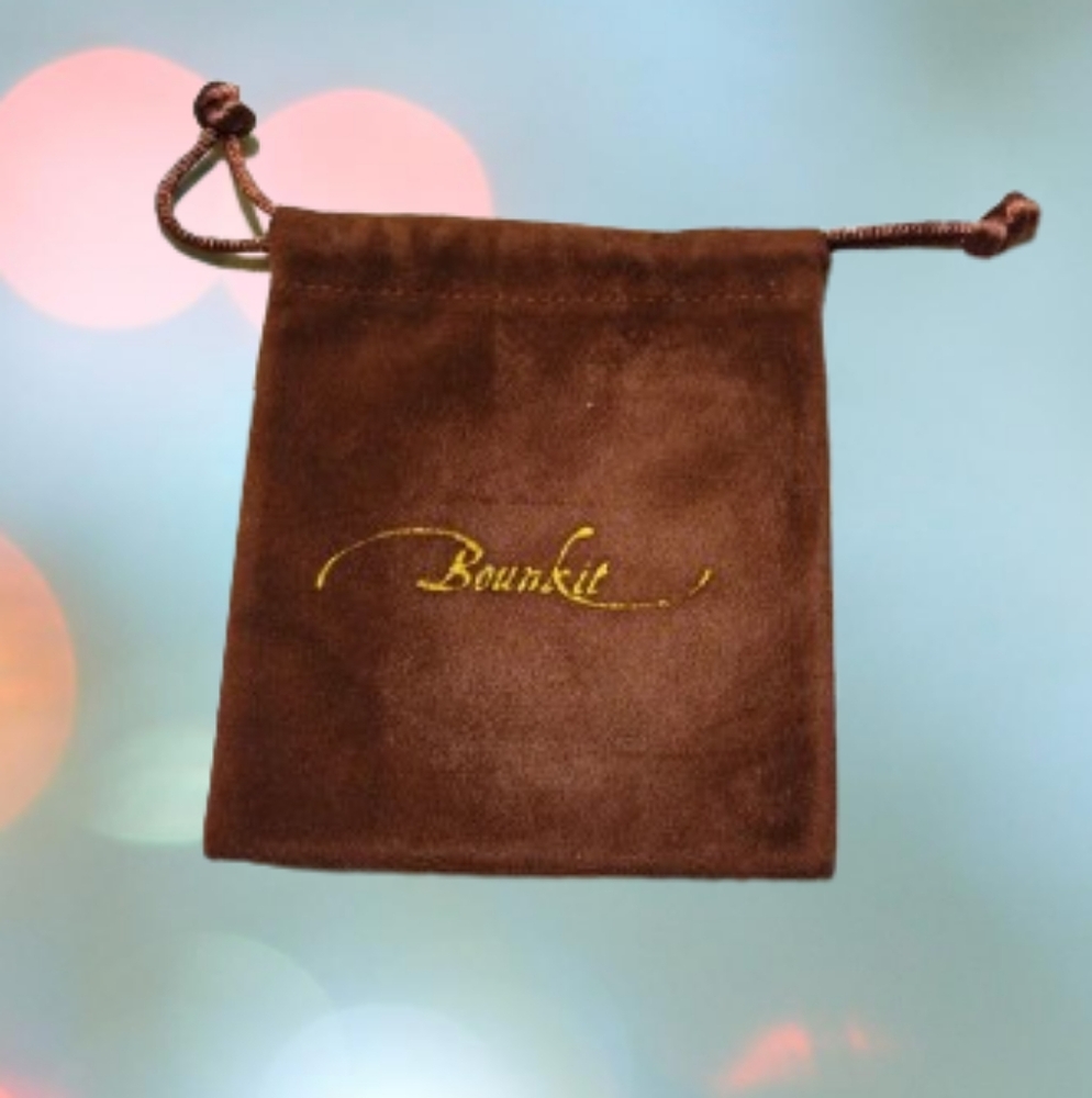 👣4/$20. Bounkit - Drawstring Small Jewelry Pouch